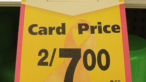 Dominick's Pink-Ribbon Price Label