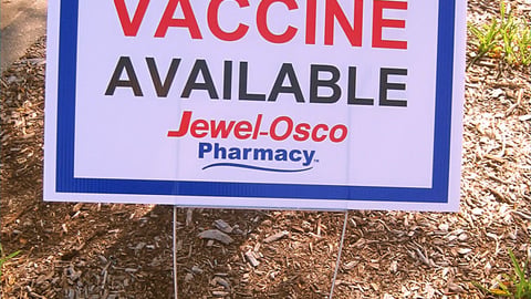Jewel-Osco 'Shingles Vaccine' Outdoor Sign