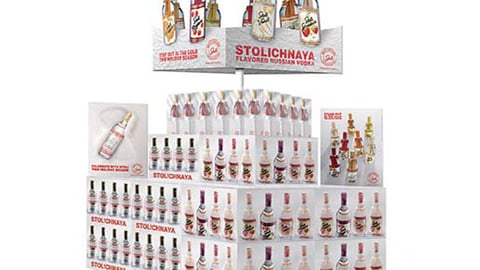 Stoli Holiday Pole Topper