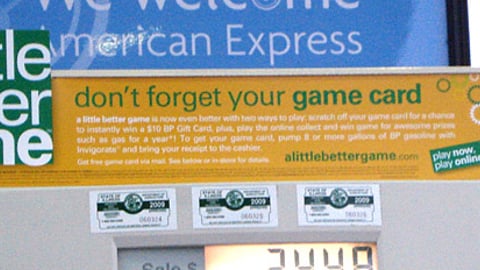 BP 'A Little Better Game' Pump Topper
