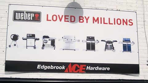 Weber Ace Hardware Banner