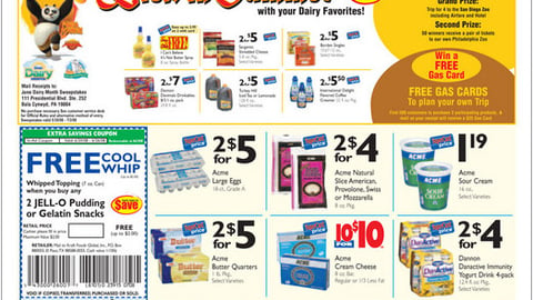 Acme Dairy Month Sweeps Feature