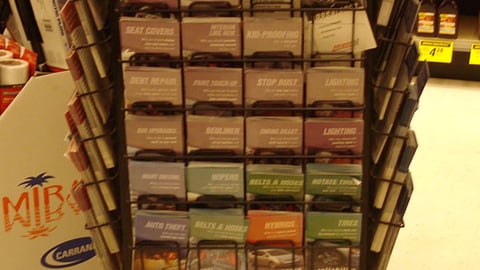 Advance Auto Parts 'Answers' Spinner Rack