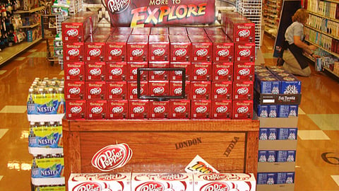 Dr Pepper 'Indiana Jones' Endcap