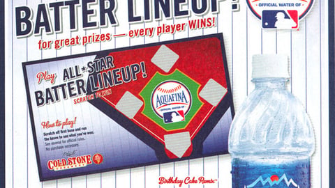 Aquafina, Cold Stone MLB FSI 