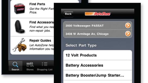 AutoZone Smartphone Apps