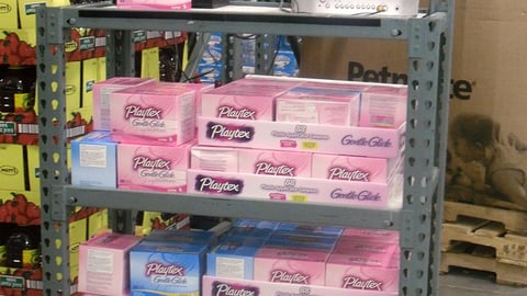 BJ's Playtex Video Endcap