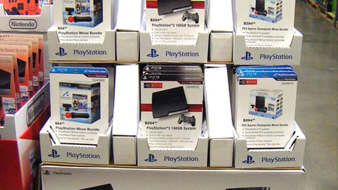 PlayStation Bundles Pallet Display