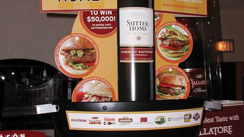 Sutter Home 'Build A Better Burger' Display