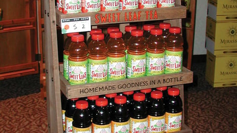 Sweet Leaf Tea Floor Display