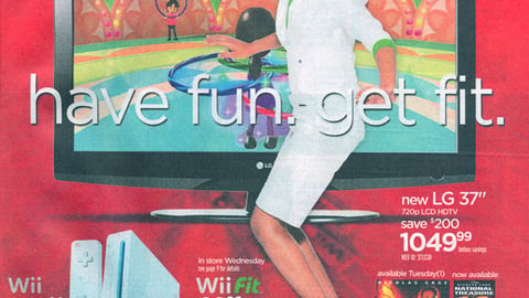 Circuit City Wii Fit Cover