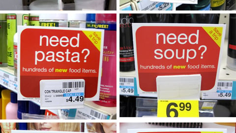 CVS 'New Food Items' Shelf Talkers