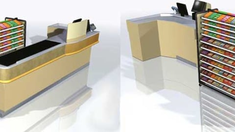 Cannon Equipment Versagrid Merchandising System