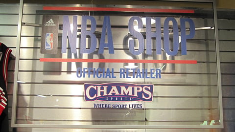 Champs Sports Adidas NBA Shop 'Backboard'