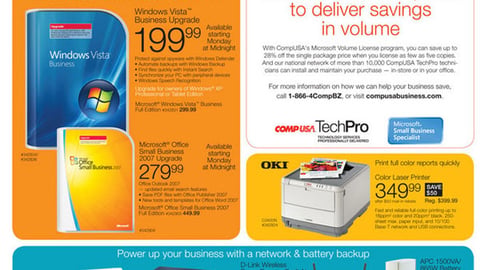 CompUSA Windows Vista Feature