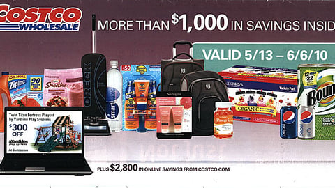 Costco May 2010 Member Mailing Cover