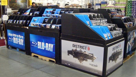 Costco Blu-ray Pallet Displays