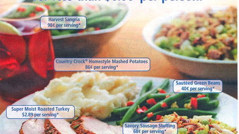 Unilever 'Holiday Feast' FSI