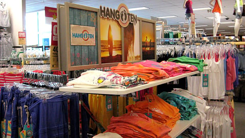 Kohl's Hang Ten Fixture