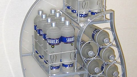 Shakers Vodka Floor Display