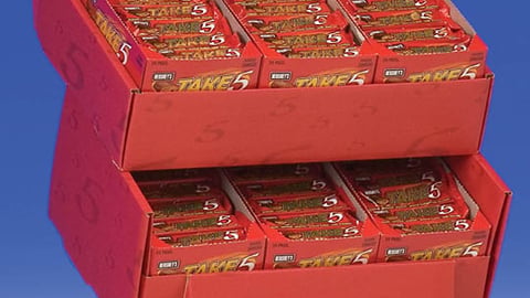 Hershey's Take 5 Floor Shipper