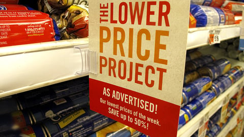 A&P 'Lower Price Project' Shelf Talker