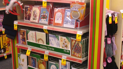 CVS Holiday Greeting Cards Endcap