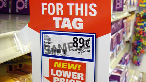 Food Lion 'Lower Prices' Shelf Talker