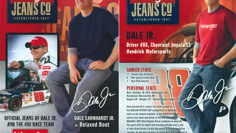 Wrangler Earnhardt Take-One Card