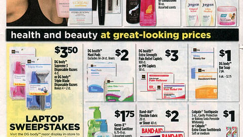 Dollar General DG Body Sweeps FSI