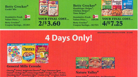 Dominick's 'Box Tops' Co-Op FSI