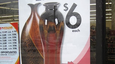 Family Dollar 'Home Makeover' Window Poster