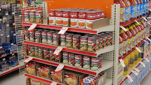 Family Dollar Packaged Foods Endcap
