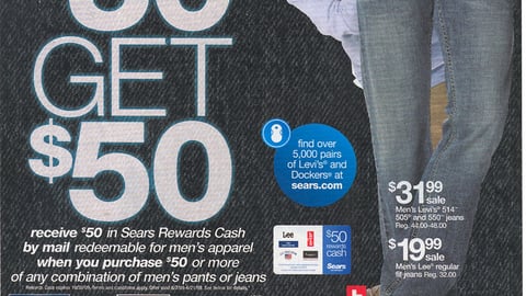 Sears Father's Day Incentive Feature