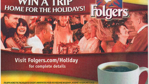 Folgers 'Home for the Holidays' FSI