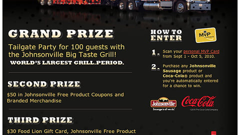 Food Lion 'Tailgate Party' Online Ad