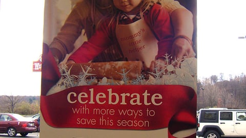 Food Lion 'Celebrate' Window Poster