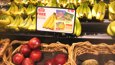Fresh Express 'Free Bananas' Sign