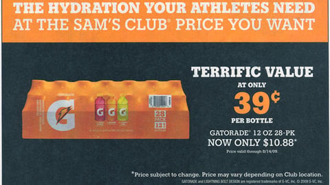 Sam's Club PepsiCo Co-Equity FSI