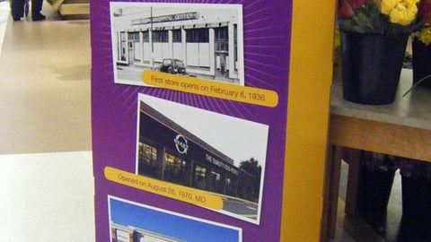 Giant-Landover 'Building History' Standee