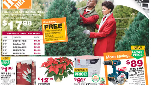 Home Depot Holiday Circular Cover