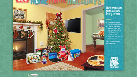 H-E-B 'Home for the Holidays' Microsite