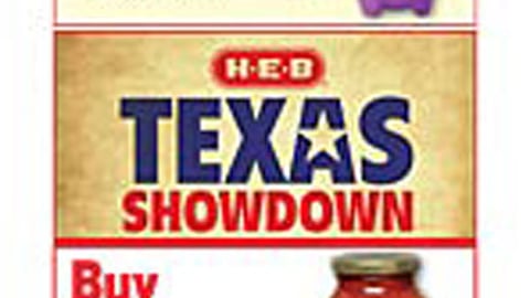 H-E-B Game Day 'Meal Deal' Feature