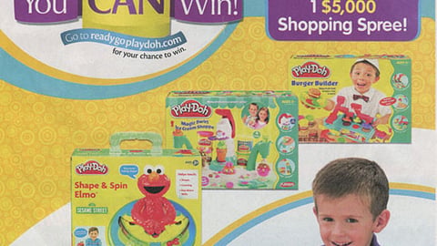 Play-Doh 'You CAN Win' FSI