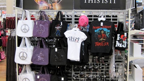 Walmart 'This Is It' Merchandise Rack