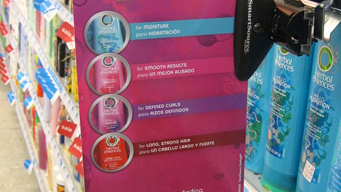 Herbal Essences 'New Collections' Shelf Talker