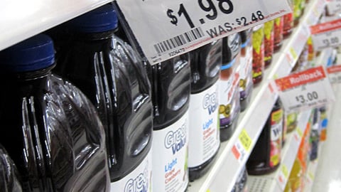 Walmart 'Rollback' Shelf Signs