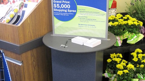 Meijer 'Earth Day Event' Sweeps Entry Stand