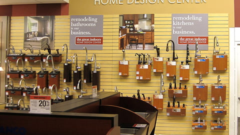 Sears Great Indoors Slatwall Display 