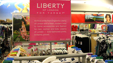 Target Liberty of London Rack Header